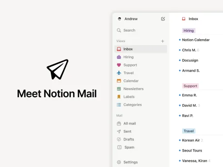 Notion Mail se închide, utilizatorii trebuie să exporte datele importante.