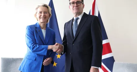 Lideri europeni discutând despre relațiile post-Brexit și comerțul agroalimentar.