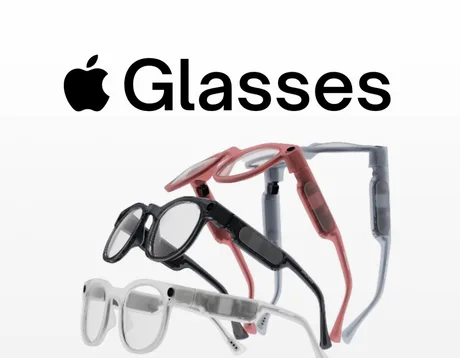 Ochelari inteligenți Apple cu design modern și funcții avansate.