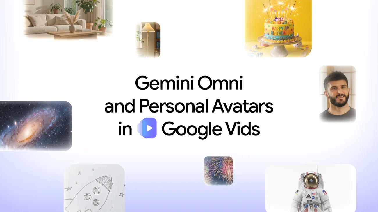Funcții noi în Google Vids pentru editare video avansată și avatare personalizate.