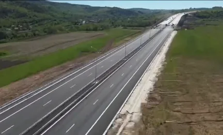 Traseu nou de autostradă în apropierea Bucureștiului, pregătit pentru circulație.