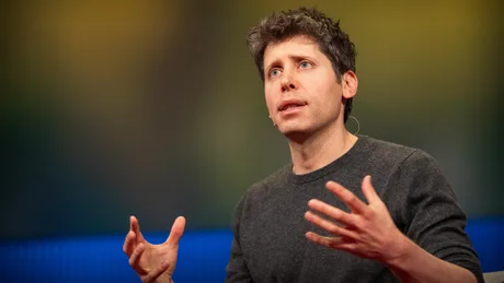 Sam Altman discutând despre viitorul inteligenței artificiale și investiții majore.