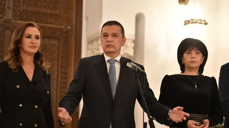 Sorin Grindeanu discută despre acordul politic între partidele din guvern.