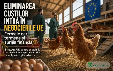 Comisia Europeană pregătește eliminarea treptată a cuștilor în zootehnie - fermele cer termene clare și finanțare pentru investiții estimate la circa 18 miliarde euro