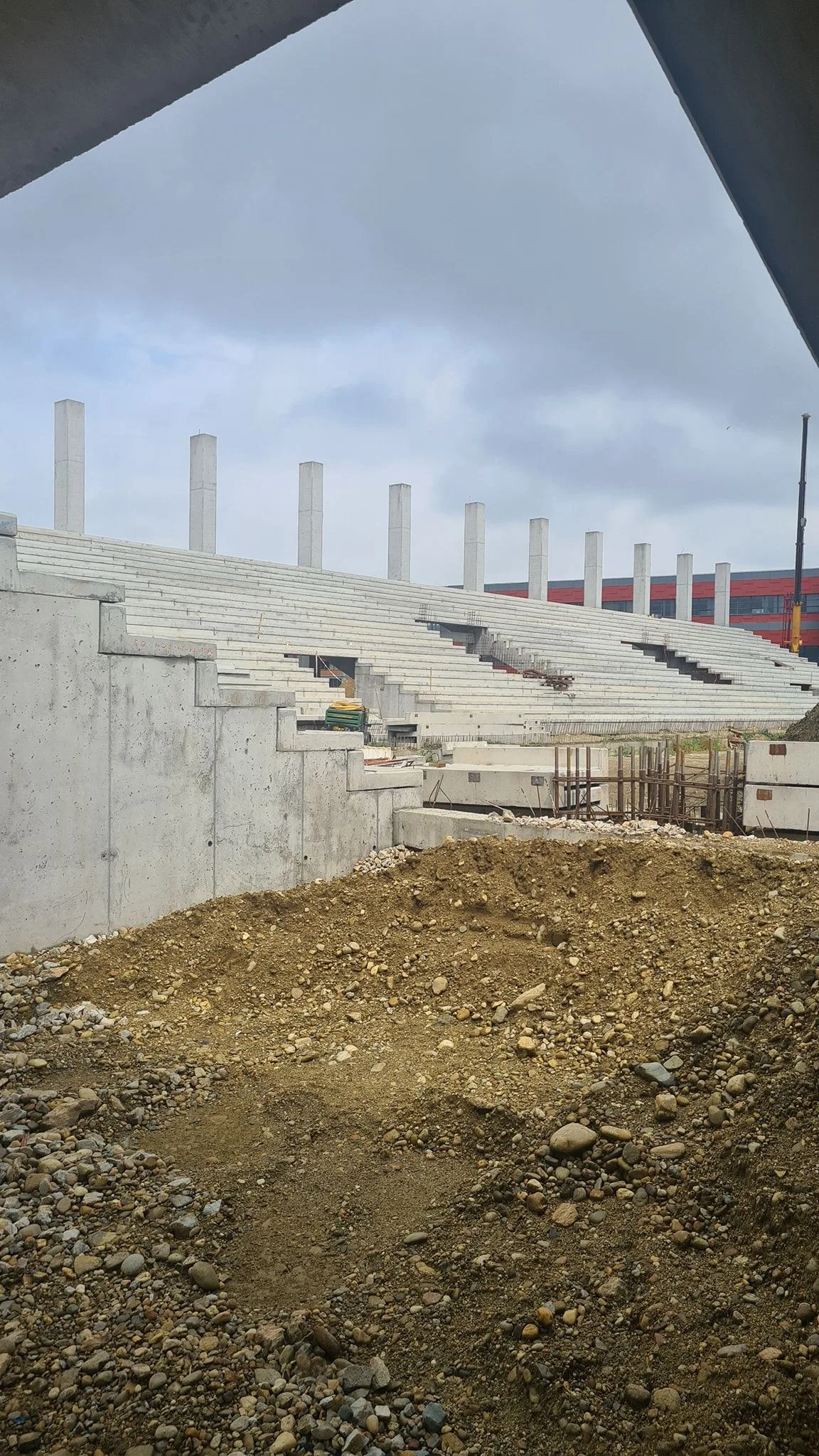 Proiectul stadioanelor în construcție din Timișoara.