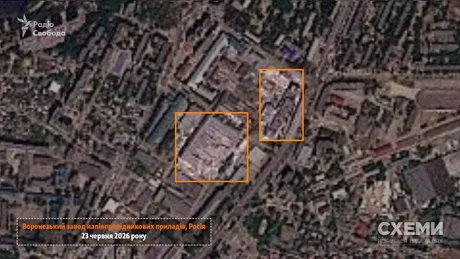 Imagini satelitare arată avarii la uzina Sborca din Voronej.