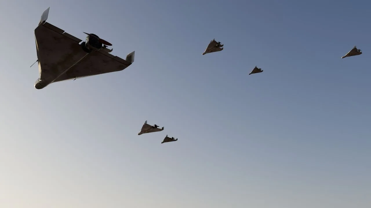 Aeronave F-16 în zbor pentru monitorizarea spațiului aerian românesc.