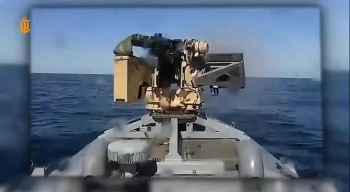 Dronă navală Sargan-3000 pregătită pentru acțiune pe Marea Neagră.