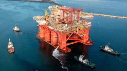 Platforma offshore pentru gaze naturale în Marea Neagră.