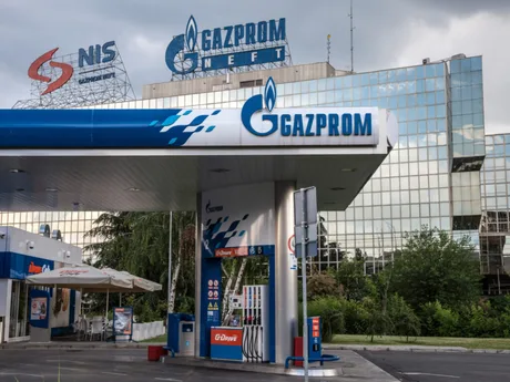 Benzinărie Gazprom din România, parte a rețelei NIS Petrol.