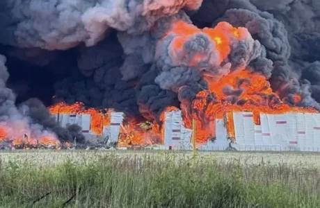 Incendii masive la centrele logistice din Rusia după atacul ucrainean.