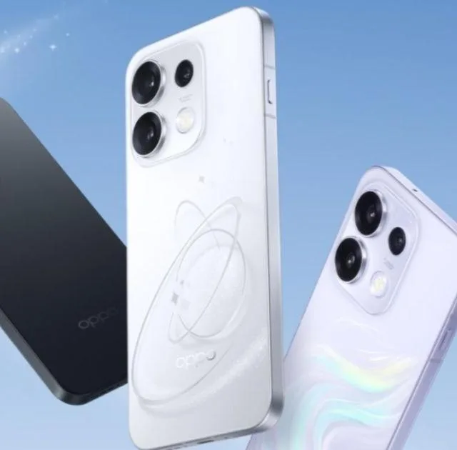 Modelele OPPO Reno16 prezentate în culori variate, cu design modern și camere performante.