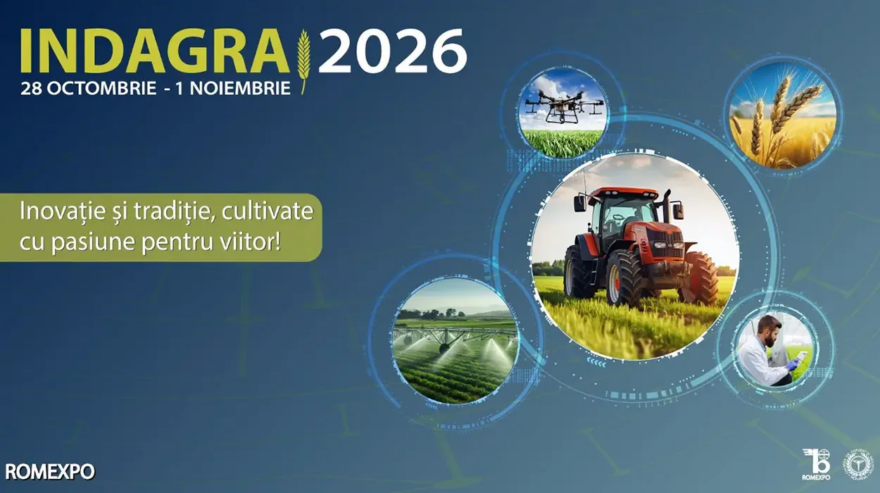 Reorganizarea INDAGRA 2026 pe zone tematice pentru eficiență și inovație în agricultură.