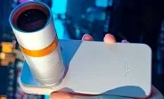Accesoriu teleconvertor pentru zoom optic pe telefonul Oppo Reno17.