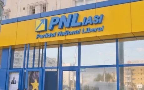 Sediul PNL Iași, simbol al politicii locale și al deciziilor controversate.
