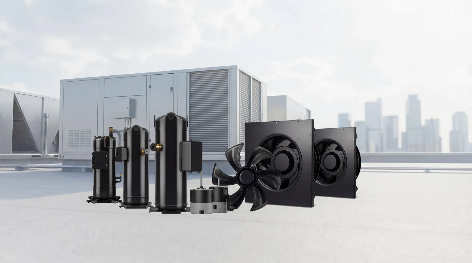 Componente HVAC inovatoare pentru acoperișuri, prezentate de LG la AHR Expo 2026.