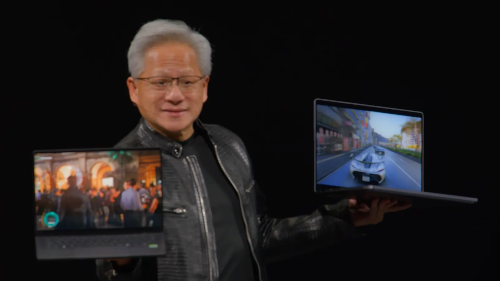 Prezentare a noilor procesoare ARM RTX Spark de către CEO-ul Nvidia.
