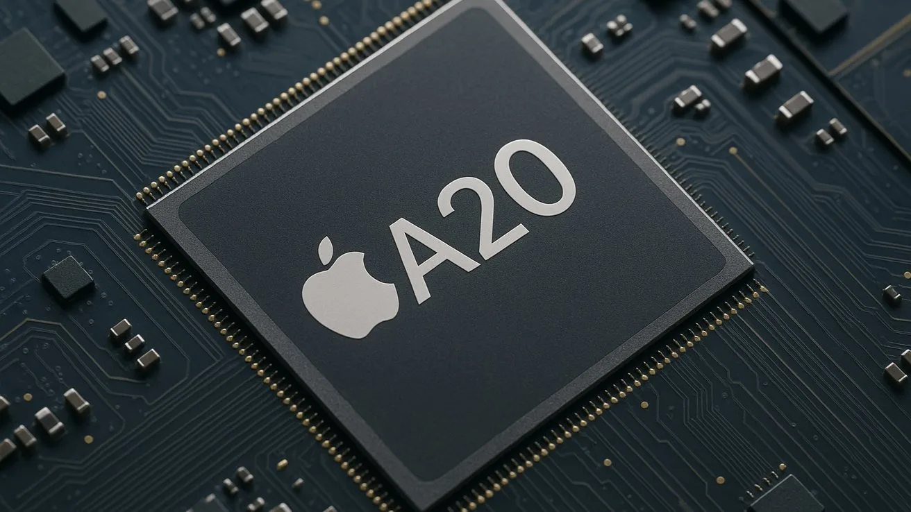 Cipul A20 de la Apple, cu tehnologie avansată de 2 nanometri.