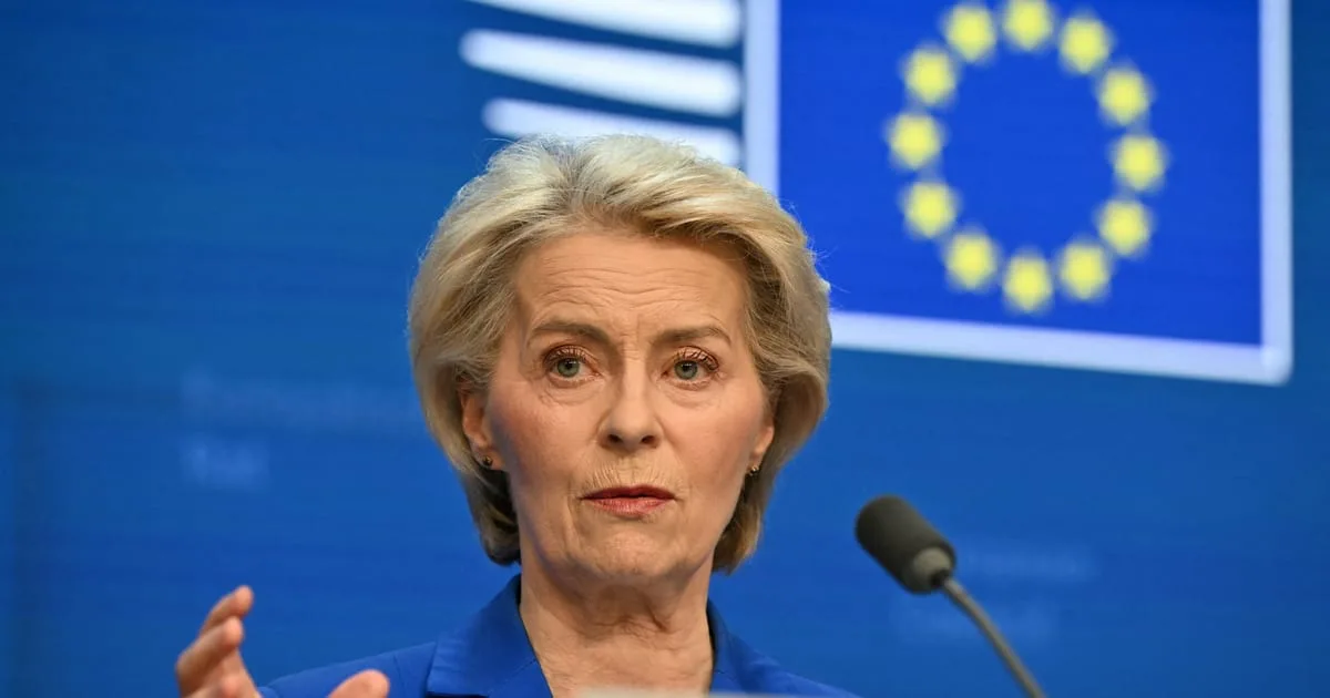 Ursula von der Leyen discutând despre reformele Comisiei Europene.
