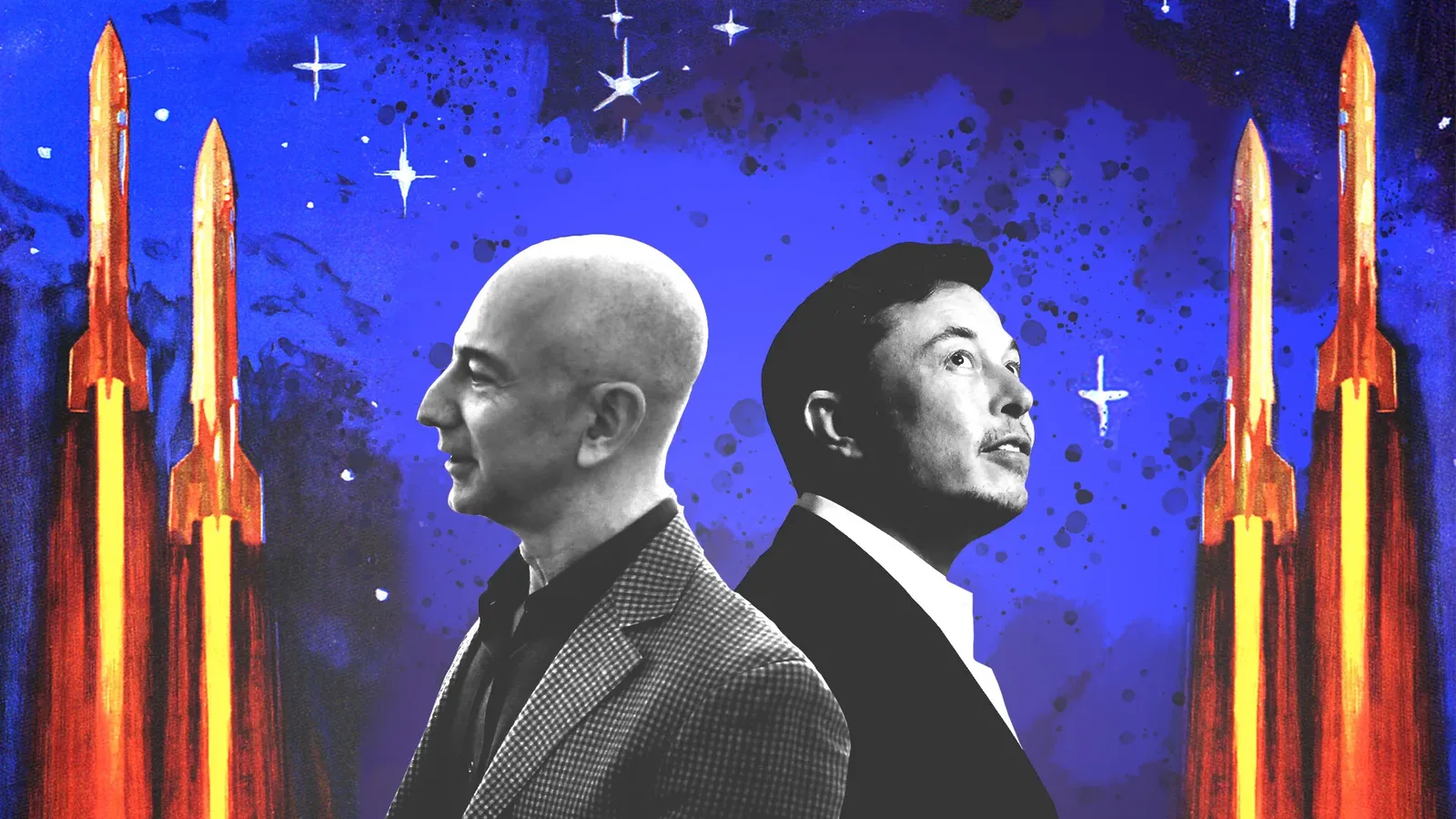 Elon Musk și Jeff Bezos discută despre centre de date inovatoare în spațiu.