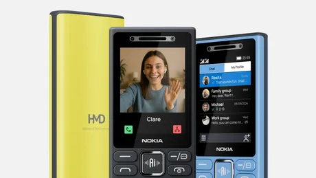 Patru telefoane Nokia cu buton AI pentru asistență vocală și abonament.