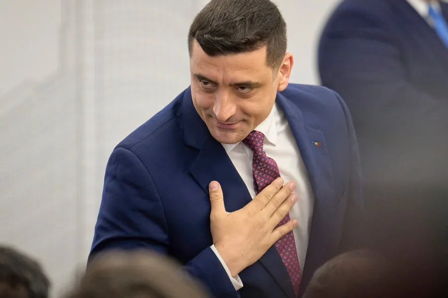 George Simion la Timișoara, în contextul unui botez personal.