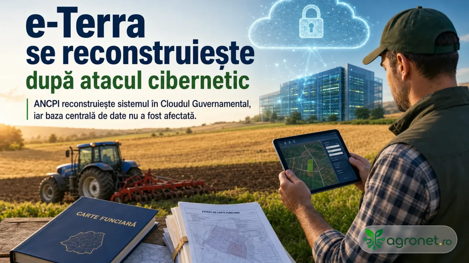 Reconstrucția sistemului e-Terra afectează tranzacțiile cu terenuri agricole.