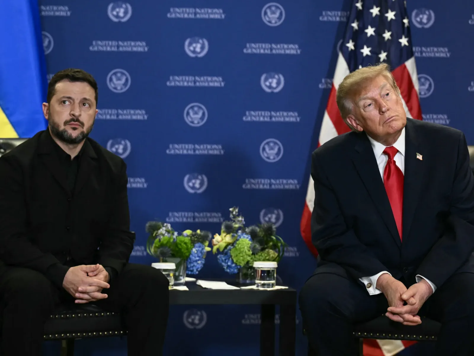 Zelenski și Trump discutând despre armistițiul energetic în cadrul ONU.