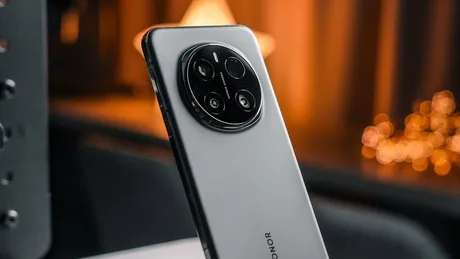 Smartphone cu design elegant, dotat cu cameră avansată pentru fotografii clare.