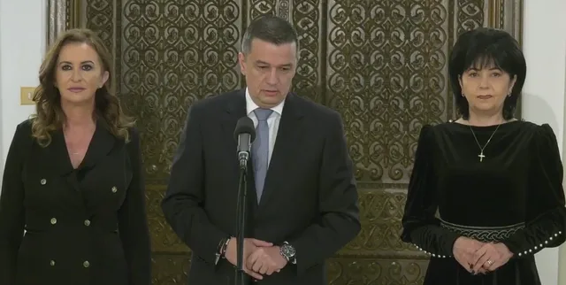 Sorin Grindeanu anunță asumarea guvernării de către PSD la Cotroceni.