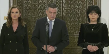 Sorin Grindeanu anunță asumarea guvernării de către PSD la Cotroceni.