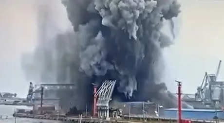 Explozia dronei maritime la Portul Constanța evidențiază problemele de securitate și reacție rapidă.