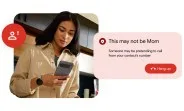 Avertizare despre un apel fals pe telefonul mobil.