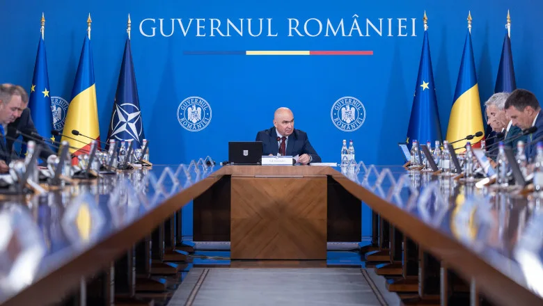 Ședință a Guvernului României pentru discutarea finanțărilor locale.