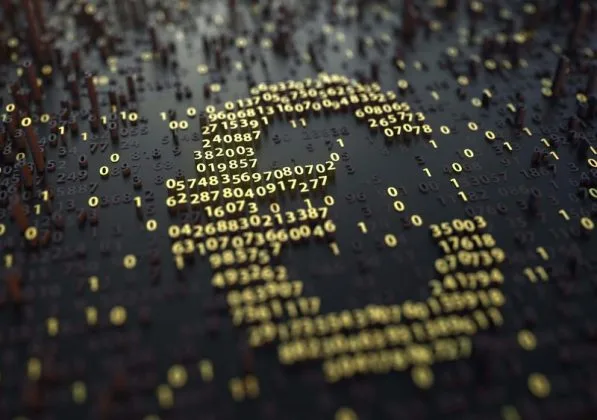 Simboluri digitale care ilustrează conceptul de euro digital și plăți inovatoare.