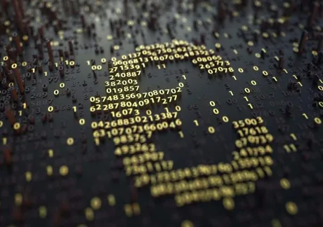 Simboluri digitale care ilustrează conceptul de euro digital și plăți inovatoare.