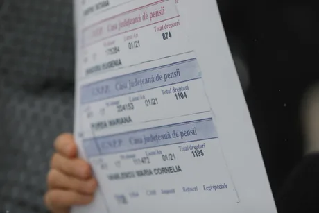 Document cu informații despre pensii și contribuții CASS