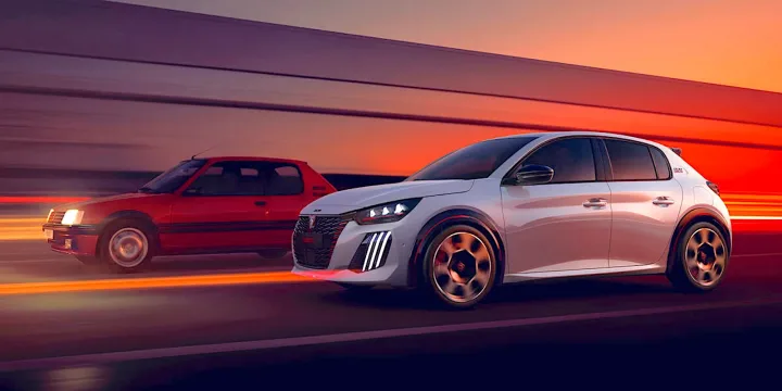 Peugeot E-208 GTi, un hot hatch electric cu design modern și performanțe remarcabile.
