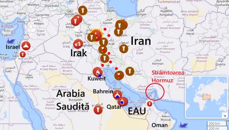 Negocieri între China și Iran pentru reluarea transportului energetic prin Strâmtoarea Hormuz.