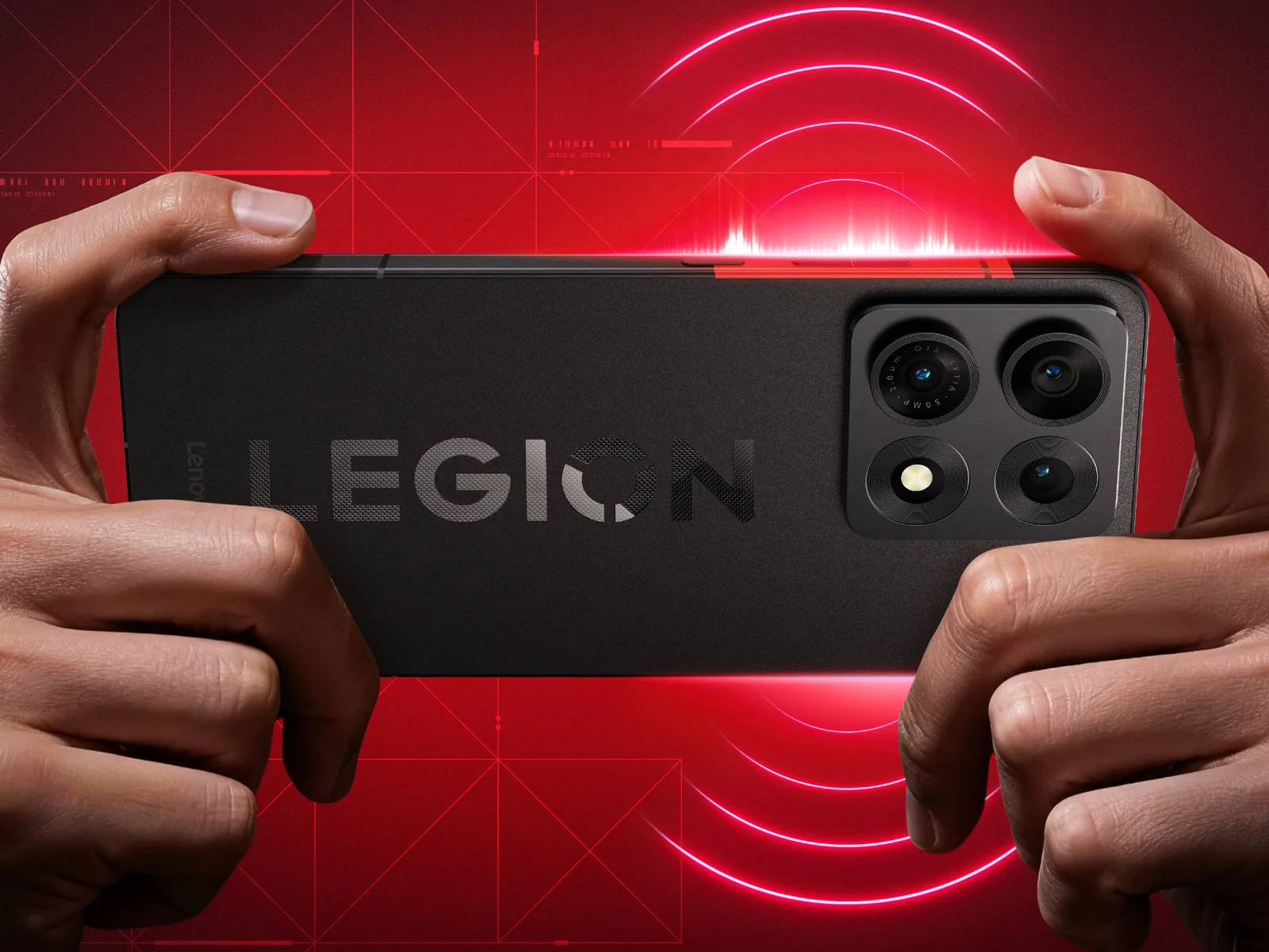 Smartphone-ul Legion Y70 cu design modern și specificații de gaming avansate.