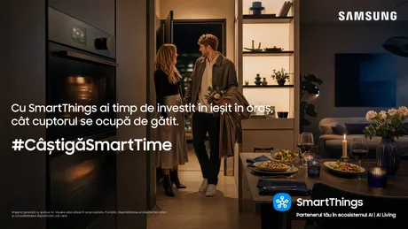 Oferte Samsung pentru economisirea timpului prin tehnologie și automatizări inteligente.