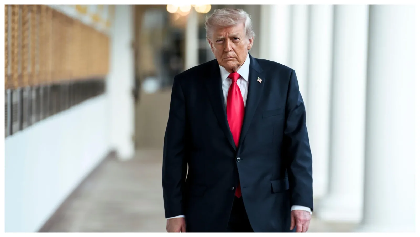 Donald Trump discutând despre relațiile comerciale cu China și Iran.