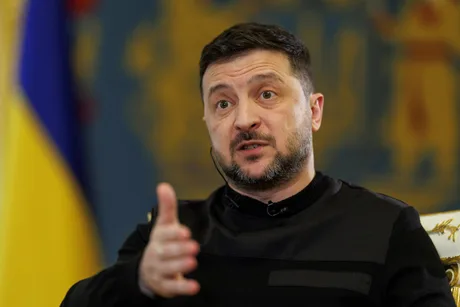 Zelenski discutând despre șantajul Rusiei și legătura cu Iranul.