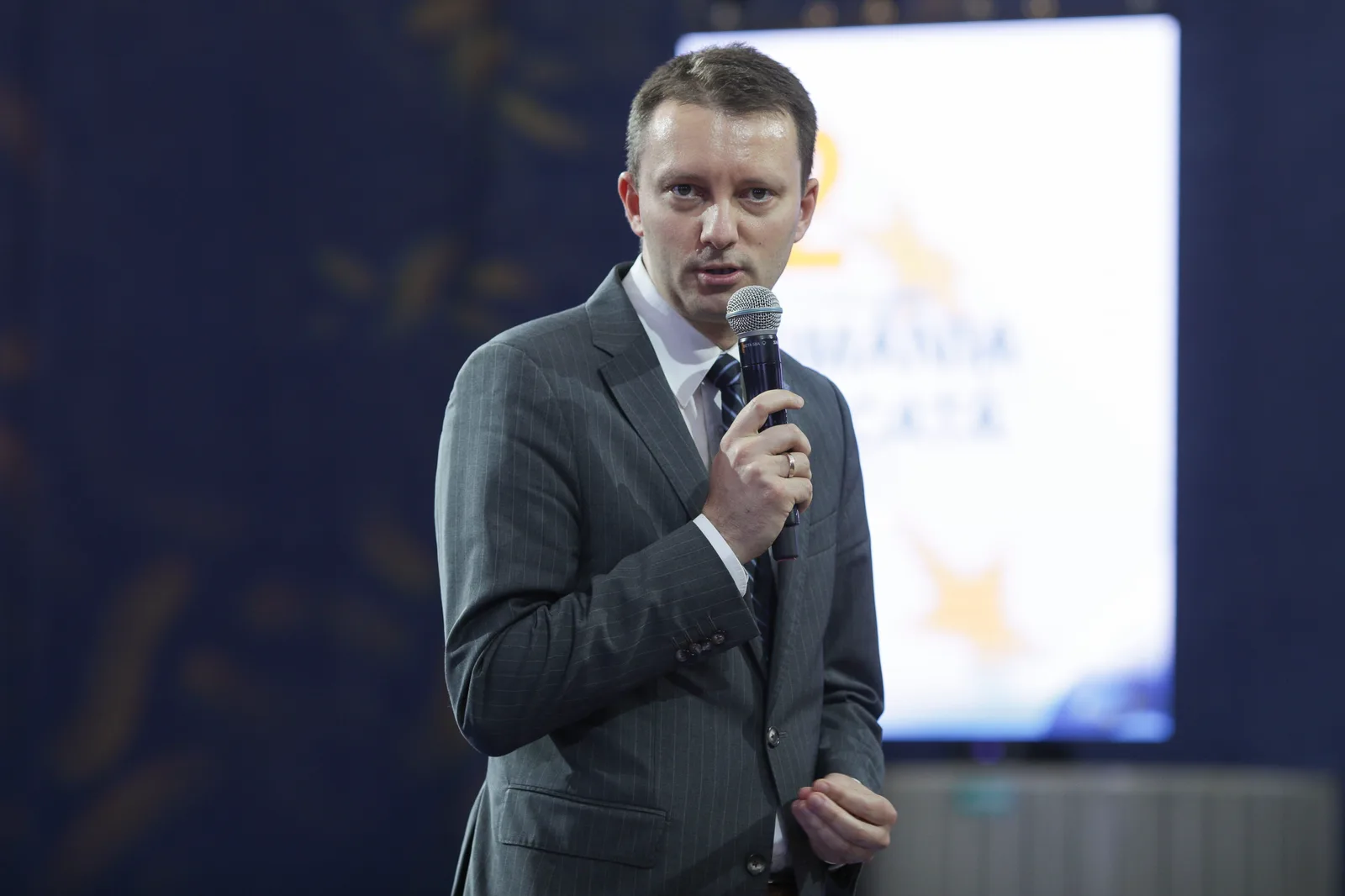 Siegfried Mureșan discutând despre criza politică din România.