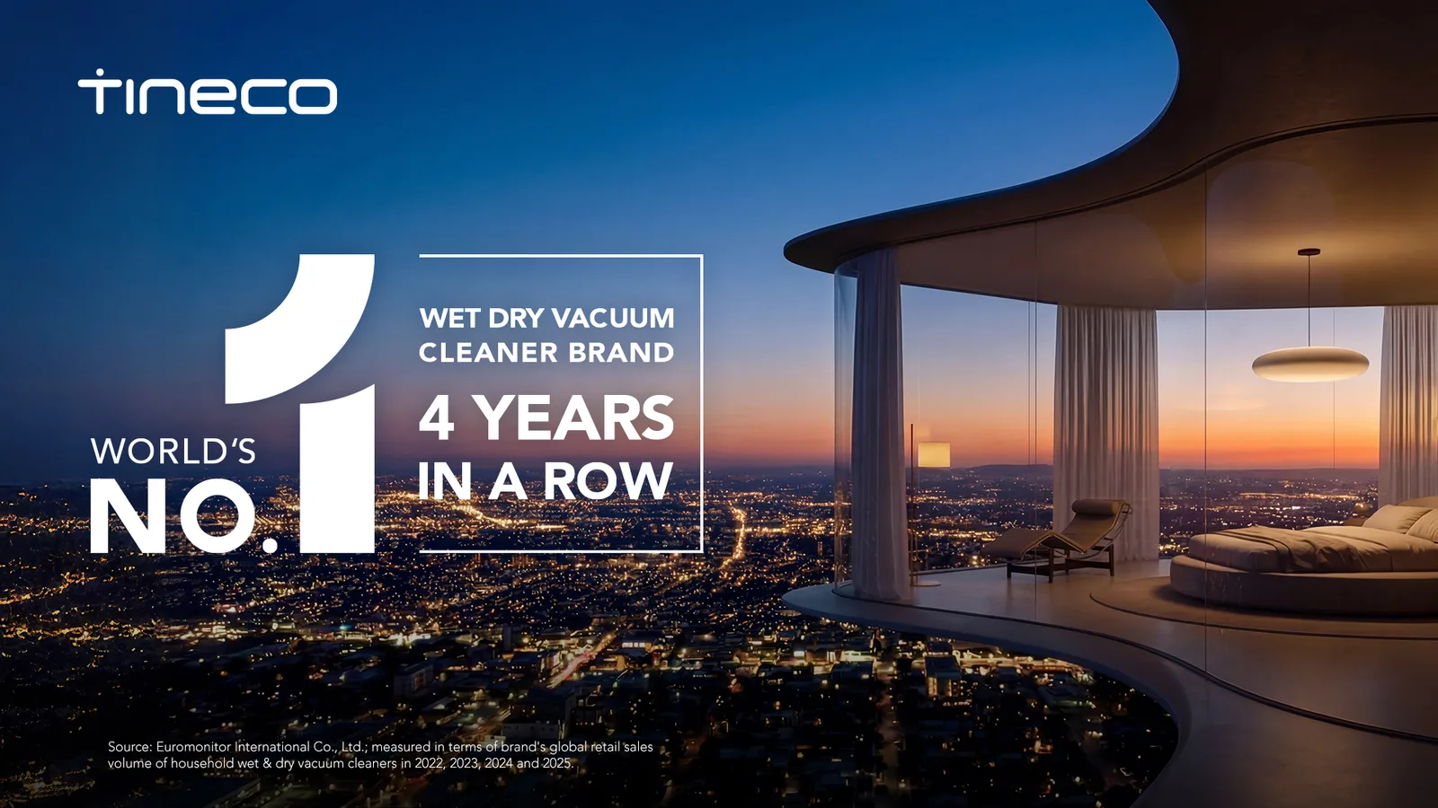 Tineco, lider global la aspiratoare wet & dry, inovație și extindere continuă în curățenie inteligentă.