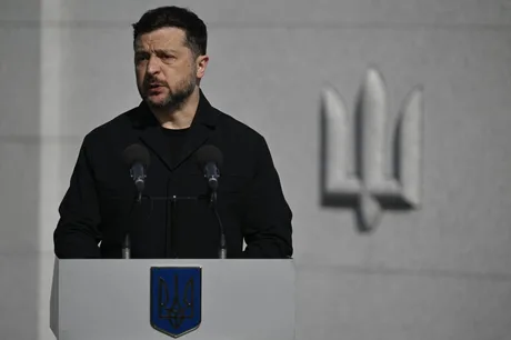 Volodimir Zelenski vorbește despre reconstrucția Ucrainei la Gdańsk.