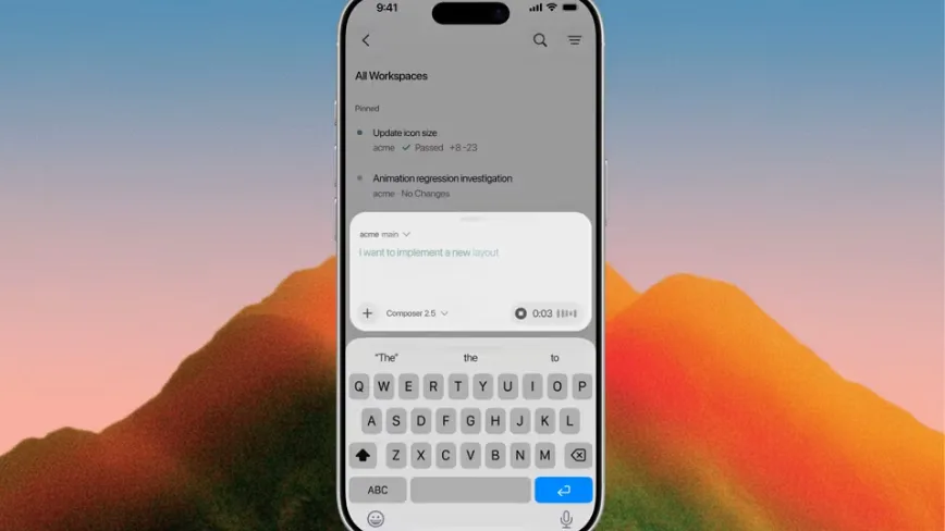 Aplicația mobilă Cursor permite gestionarea agenților AI de programare pe iPhone.