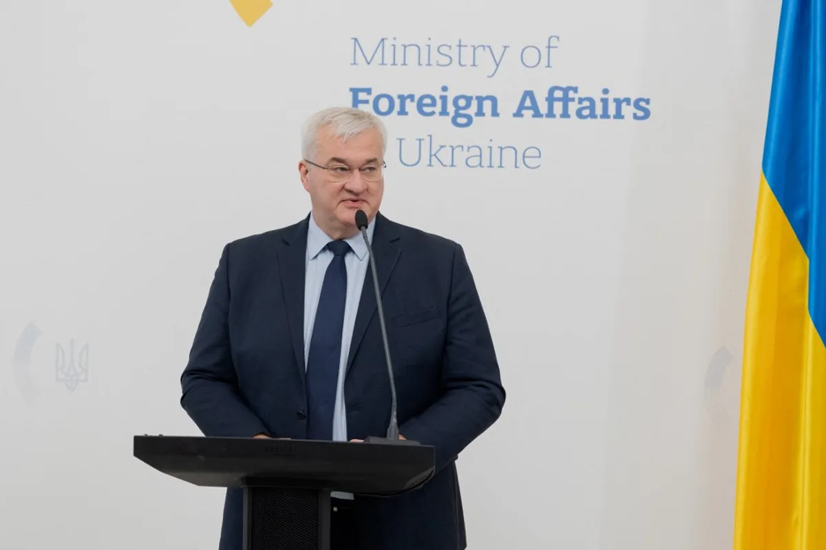 Ministrul ucrainean de Externe discutând despre securitatea națională.