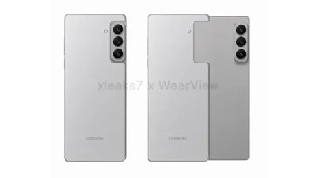 Concept de telefon rulabil Samsung cu ecran de 10 inci, design modern și inovator.