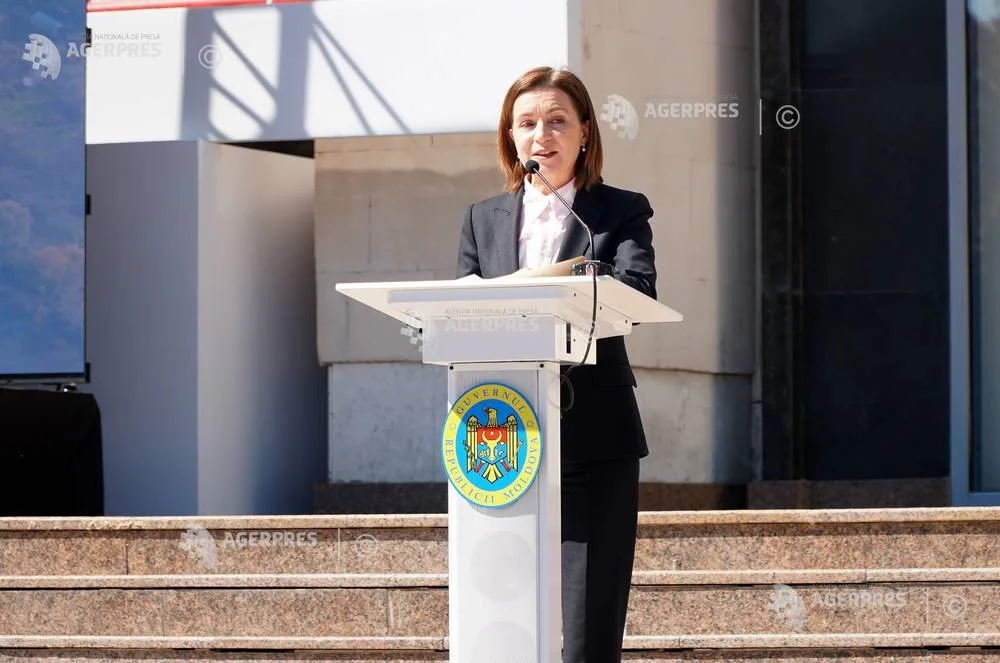Maia Sandu susține importanța negocierilor de aderare la Uniunea Europeană.